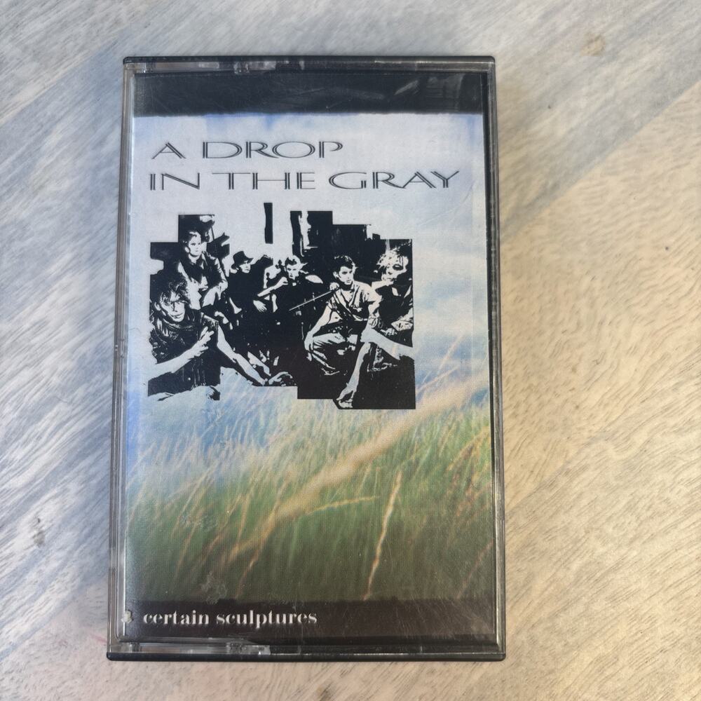 A Drop In The Gray Certain Sculptures Cassette Tape 1984 Geffen New Wave Synth P